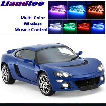 

LiandLee Car Glow Interior Floor Decorative Seats Accent Ambient Neon light For Lotus New Europa S 2006~2010