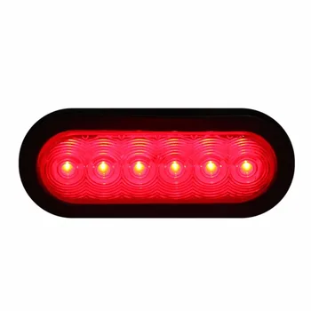 

A Pair/Set Waterproof 6LED 12V Car Truck Trailer Side Marker Indicators Lights Lamp Car Brake Marker Tail Light