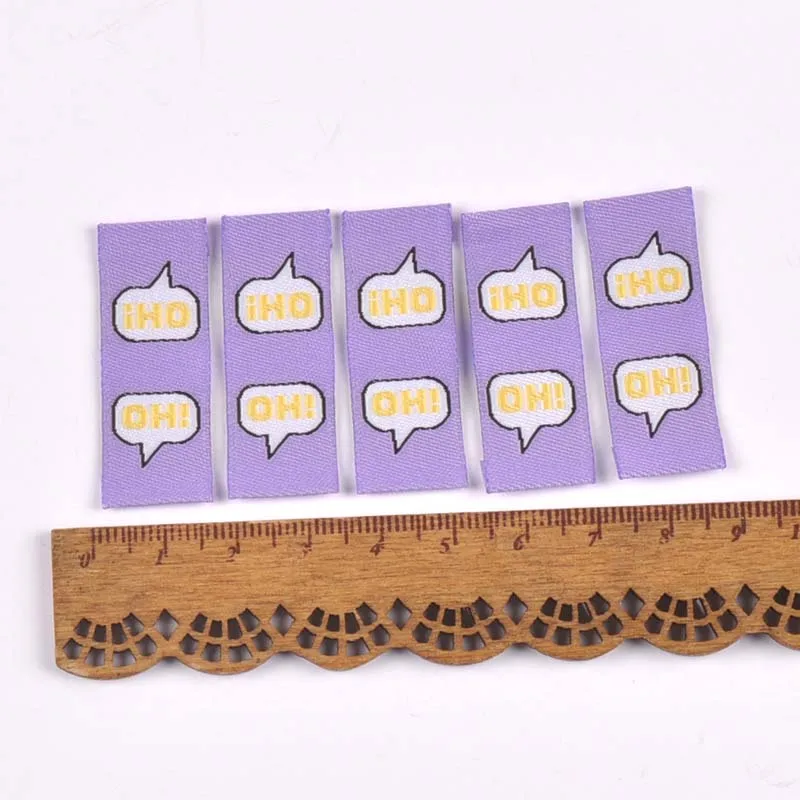 50Pcs/Lot Multicolor embroidery Labels Sewing Garment Handmade Accessories Clothes Care Bags Tags DIY Crafts 1.5x4cm c2777 packaging labels clothing labels garment labels sewing labels
