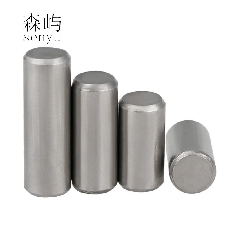 

M8 304 Stainless Steel Round Cylindrical Pin Parallel Locating Solid Straight Retaining Dowel Rod Fasten Retaining Pins