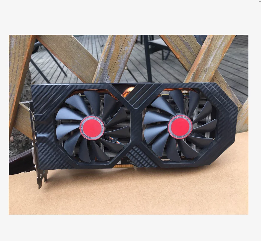 Видеокарта XFX RX 580 4 Гб 256 бит GDDR5 для настольных ПК игровые видеокарты не Майнинг 4G