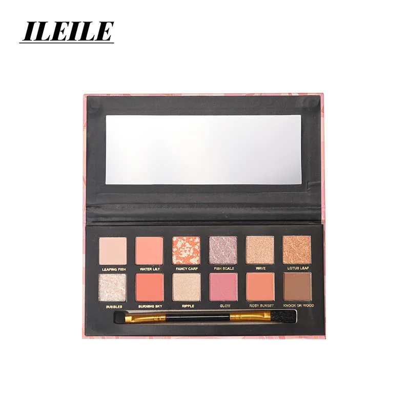 

Matte Eye Shadow Palette Makeup Shimmer Pigment Waterproof Mineral Balm Shade Nude Cosmetic Professional Eyeshadow Pallete