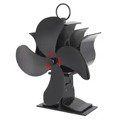 2021 New Hot Power 4-Blade Heat Powered Stove Fan For Wood / Log Burner/Fireplace - Eco Heater Tool Heat Furnace Fan Stove Fan