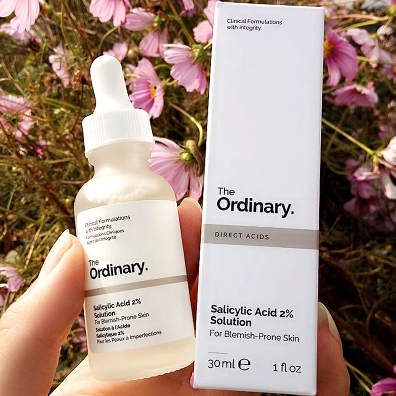The Ordinary Salicylic Acid 2% Solution Essence 30mL Acne Spot Removing Pores Unclog Clear Face Skin Makeup Oil-control