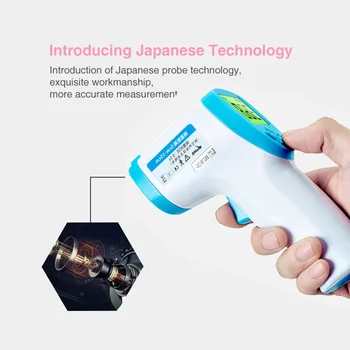 

Digital Non-contact Infrared Thermometer Forehead Body Temperature No Battery Infrared Thermometer