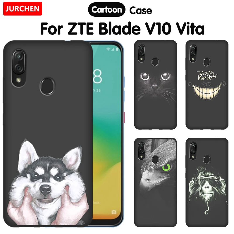 JURCHEN мультяшный чехол для телефона s ZTE V10 Vita силиконовый мягкий ТПУ накладка Blade