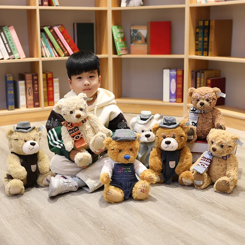 1 шт. 30 см Высокое качество Dr. Bear плюшевая игрушка плюшевый медведь животные игрушки для детей Забавный Выпускной подарок для детей домашний декор