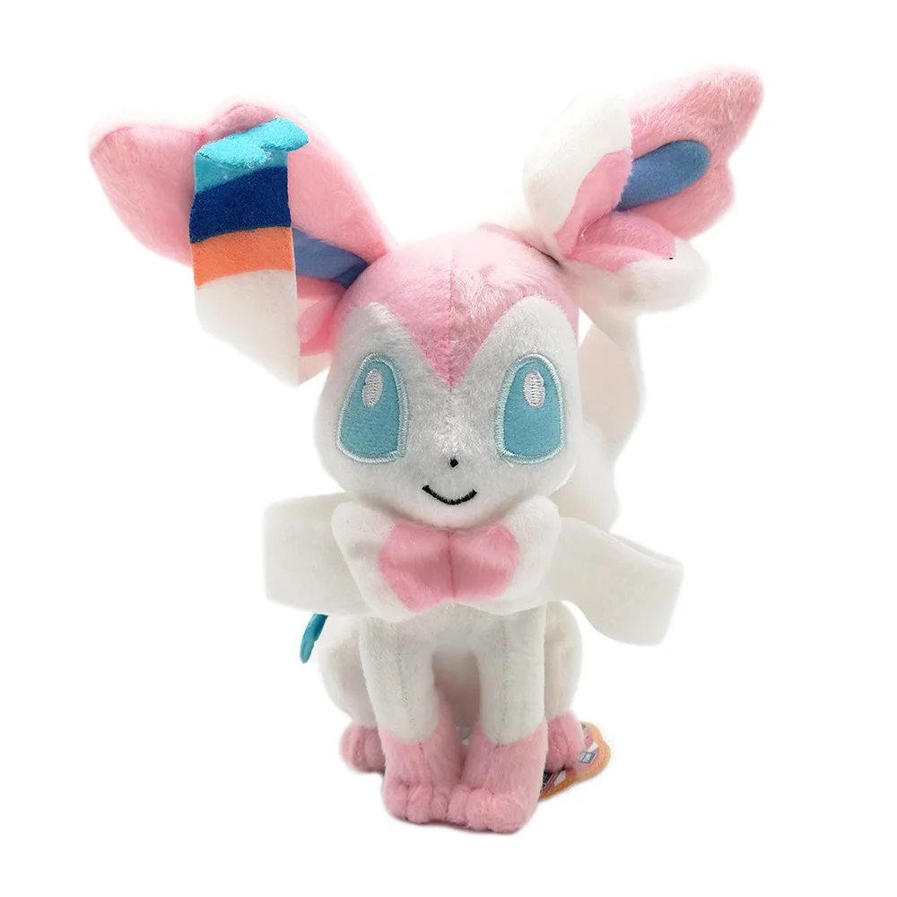10/лот 2 стиля Sylveon 15-20 см плюшевая кукла мягкая игрушка - Цвет: Sitting Sylveon 20cm