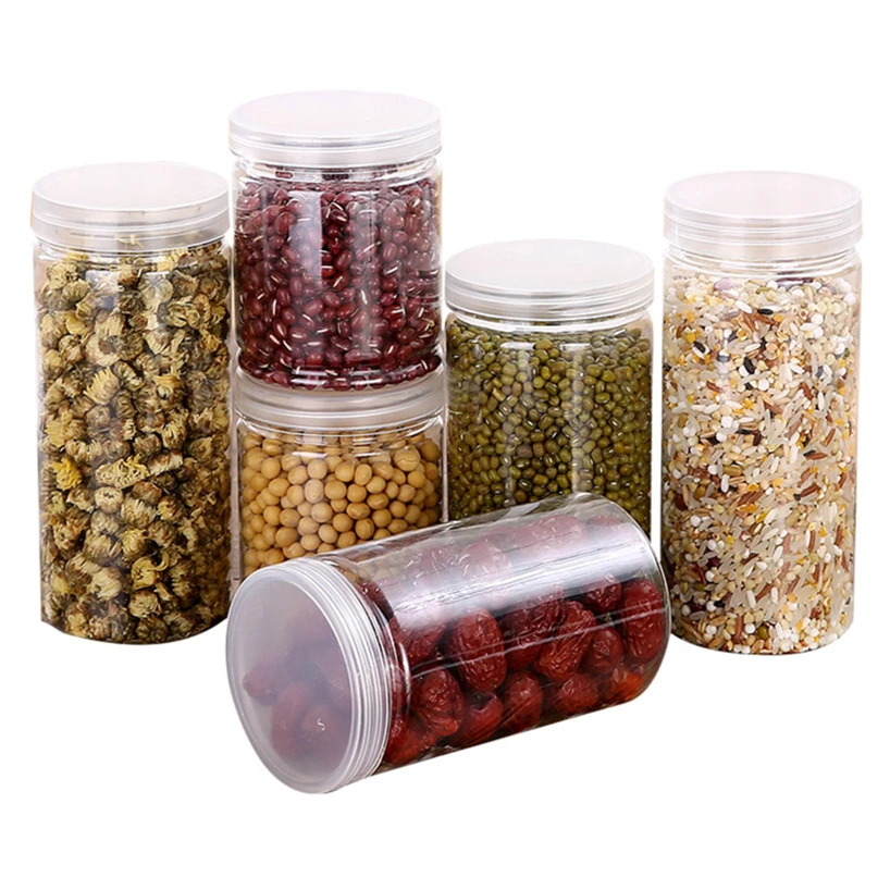 Practical Transparent Plastic Sealed Storage Box Simple Dry Grain Storage Box Household Kitchen Fresh Storage Box