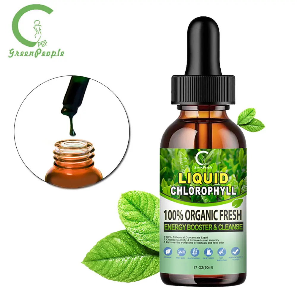 GPGP GreenPeople жидкий хлорофилл капли дезодорирование эфирные анти-галитоз
