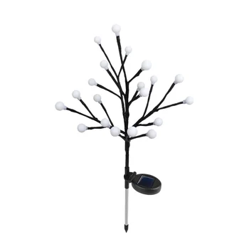 

LED Solar Tree Light Branches Leaves Lawn Lights Outdoor Waterproof LED Lamp Garden Ball Lights Street Decoration(Colours)