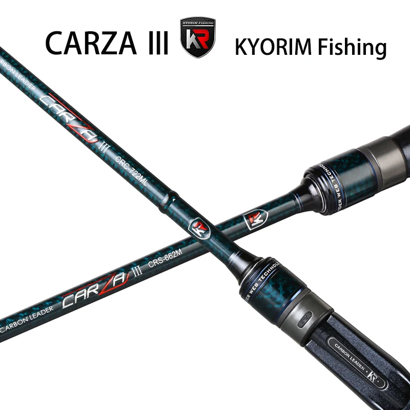 Kyorim CARZA3 LURE ROD 2 Sections TORAYCA CARBON FUJI K GUIDE ALCONITE RING  FUJI REEL SEAT Fast Action 632L Casting/Spinning