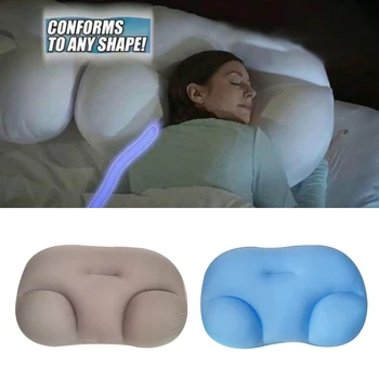 

Newly 3D All-round Clouds Pillow Multifunctional Sleeping Egg Pillow Memory Foam Soft Neck Pillow Relieve Pressure TE889