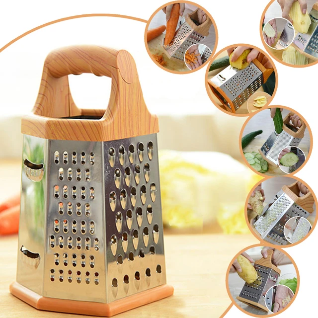  Box Grater, Cheese Grater Shredder Stainless Steel