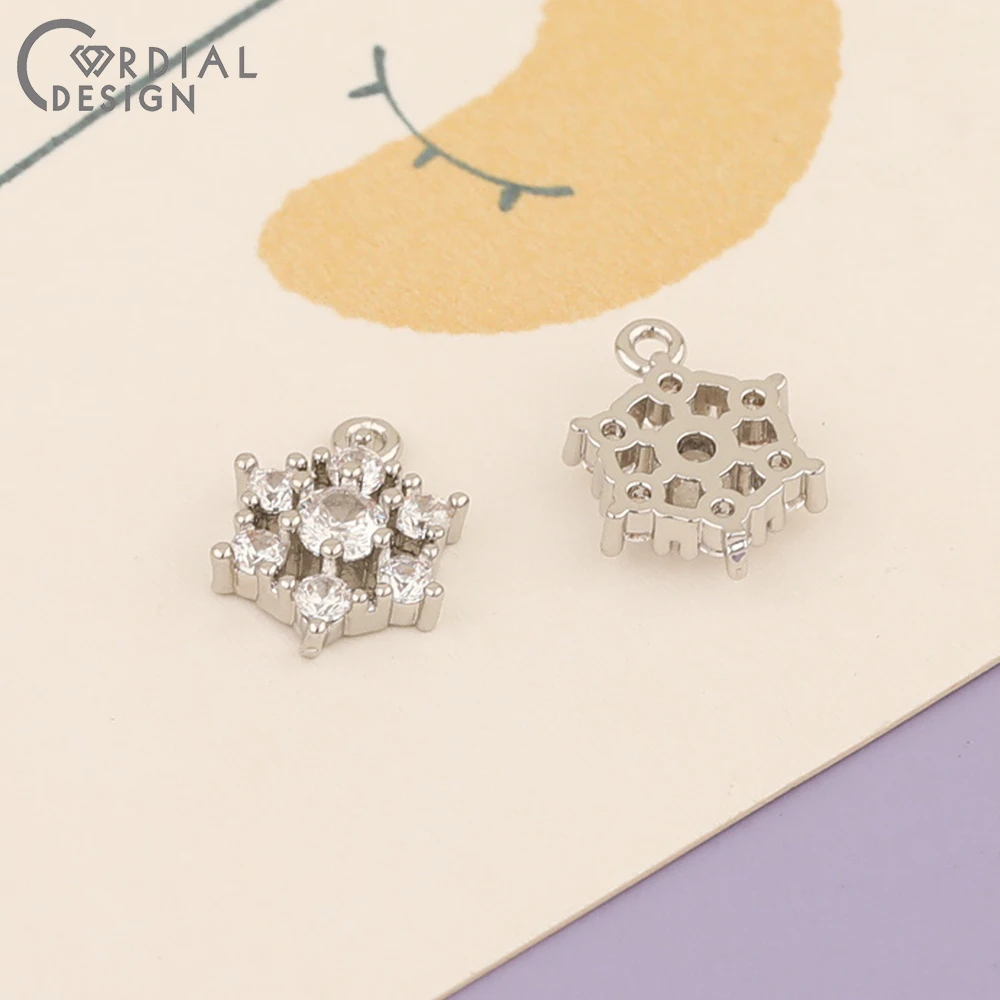 Cordial Design 50Pcs 10*14MM Earrings Making/Hand Made/DIY Pendant/Jewelry Accessories/Charms/Jewelry Findings & Components - cordial