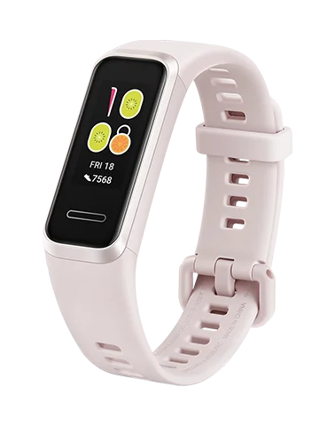Смарт-браслет huawei Band 4 0,95 ''AMOLED цветной экран отслеживание сердечного ритма мониторинг насыщения крови кислородом - Цвет: Pink