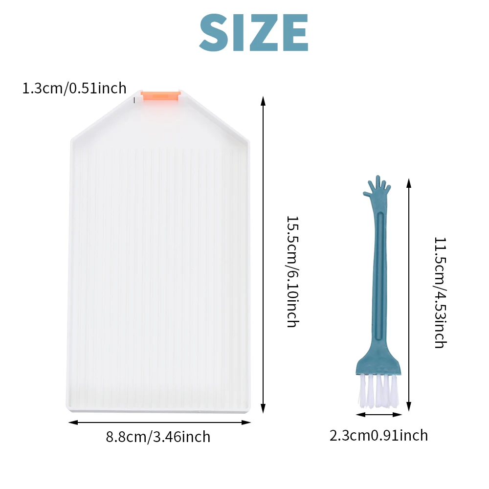 Diamond Painting Accessories Diamond Painting Tool Set 1PC Large Capacity Diamond Painting Tray Plastic Beading Plates Diamond Painting Drill Plate Cross Stitch Embroidery Accessories
