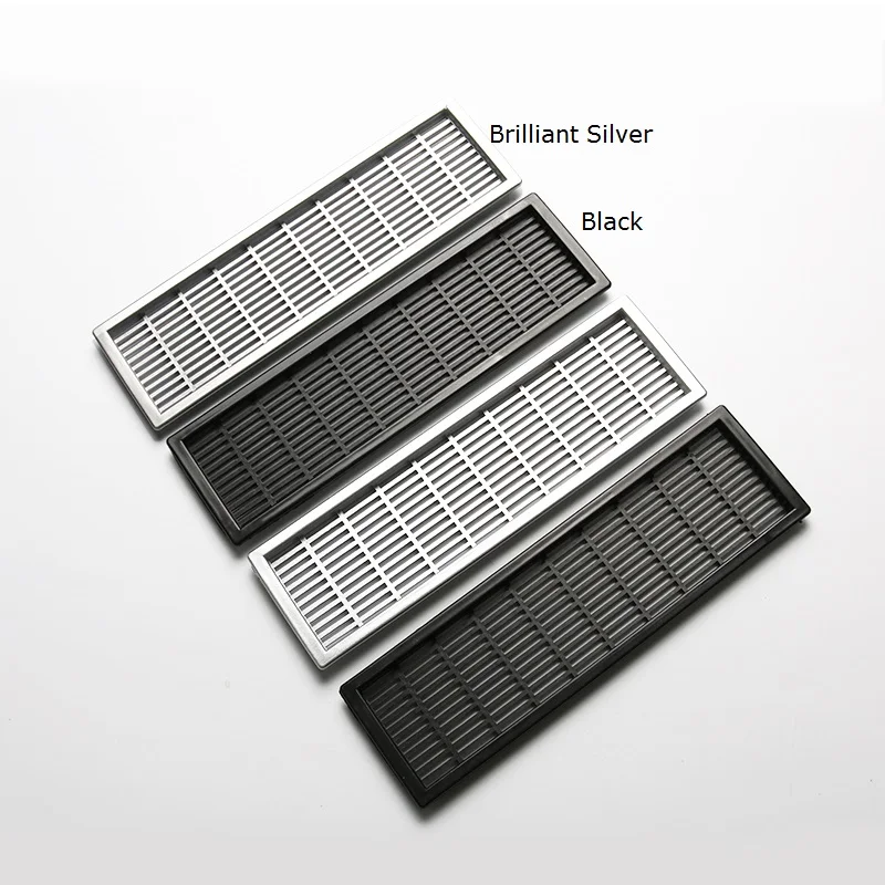 

20Pcs/Lot Premintehdw 66*227mm Rectangle Plastic Air Vent Ventilator Grille Cover Ventilation For Closet Shoe Cabinet