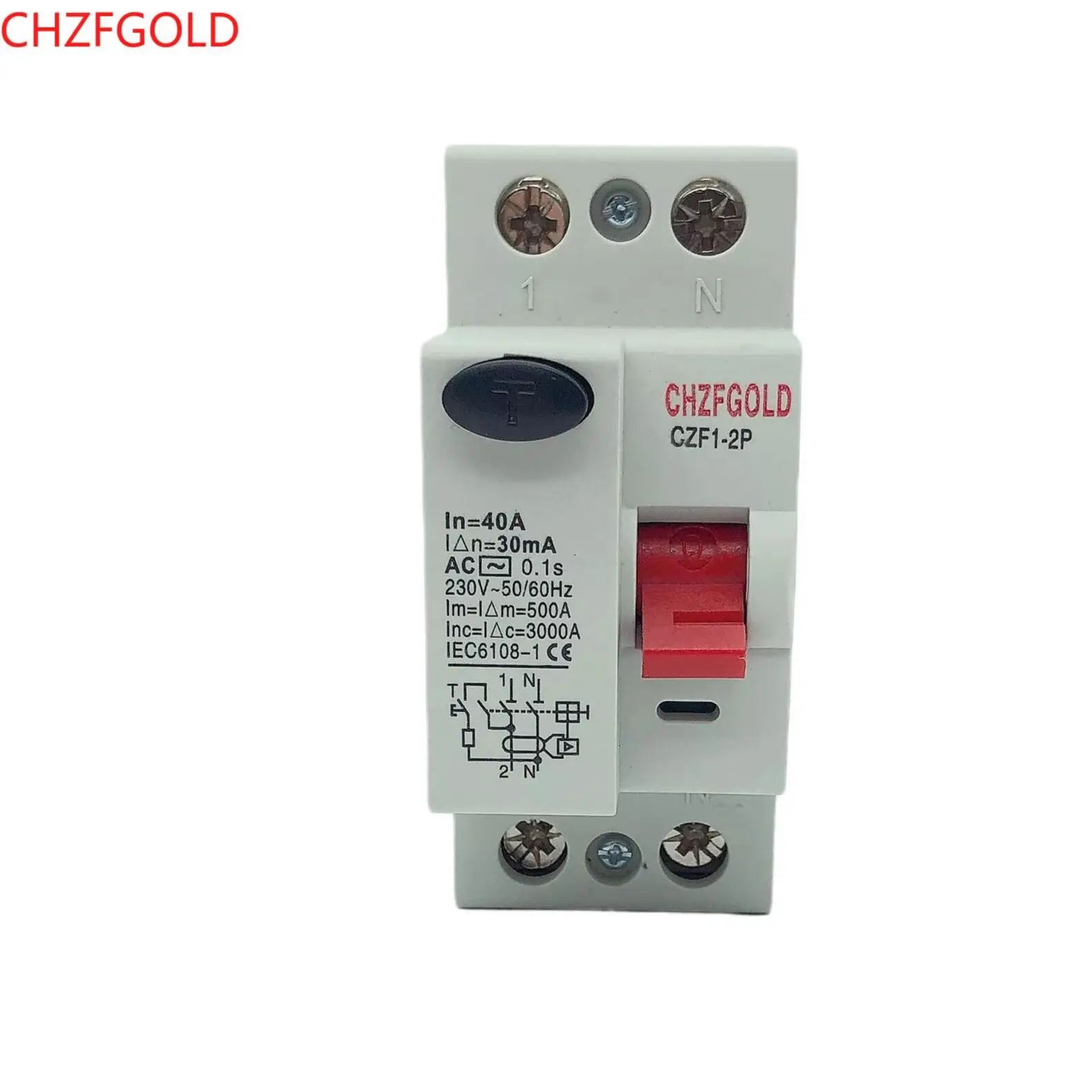 

RCD RCCB ELCB7-2P 230VAC 2P25A 40A 63A 30mA Elcb Residual Current Circuit Breaker Operation Protection Device Electrical Tools