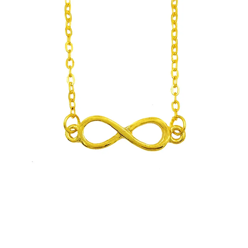 drop-shipping-Tiny-Infinity-pendant-necklace-Women-Jewelry-Lucky-Number-Eight-Geometric-Silver-Gold-Color-chain