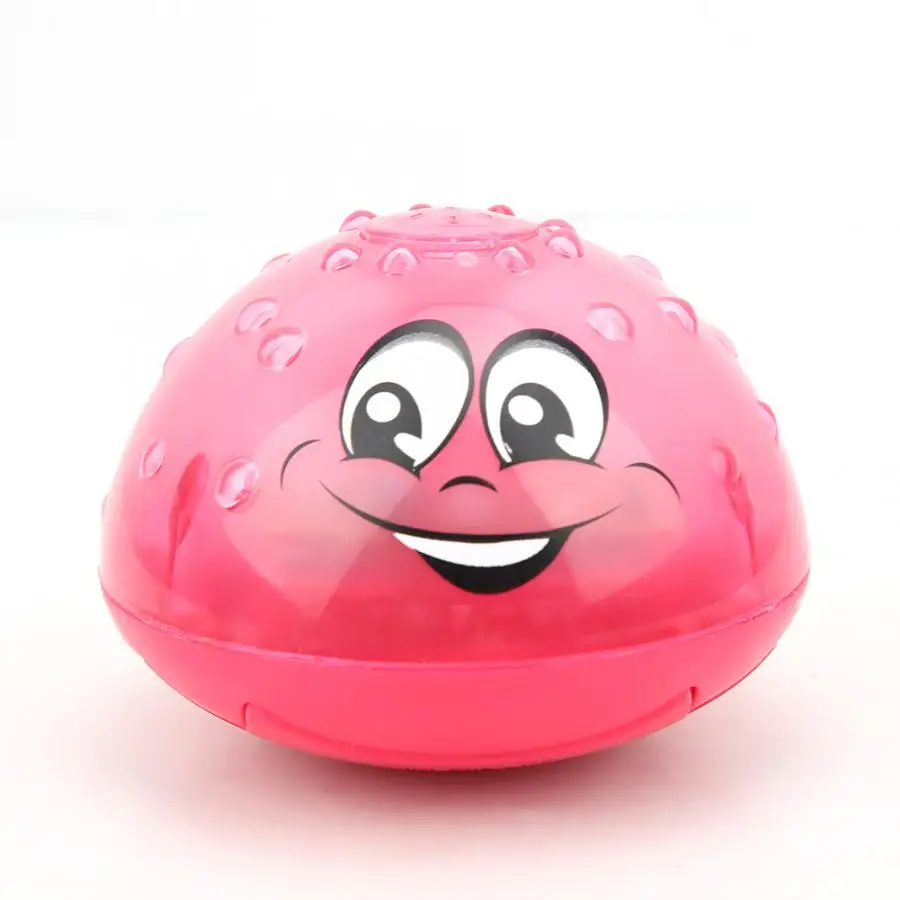 B Lovely Electric Bath Toys Spray Water Light Music Rotate Ball Kid Toys for Baby Toddler Bathroom Summer Play Water - Цвет: B
