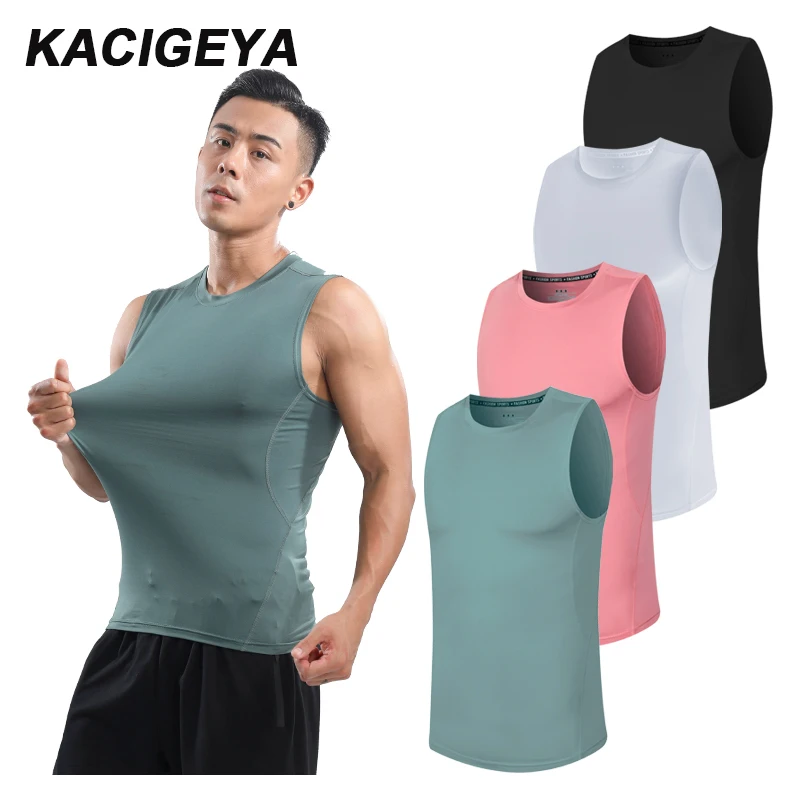 

Running Vests Men Running Shirts Breathable Gym Tank Top Quick Dry Vest for Men Fitness Athletic Gym Sport Vests Bodybuilding