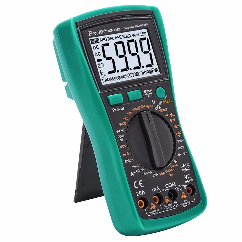 Po'sKit MT 1280 C Цифровой мультиметр 3 5/6 истинного напряжения переменного