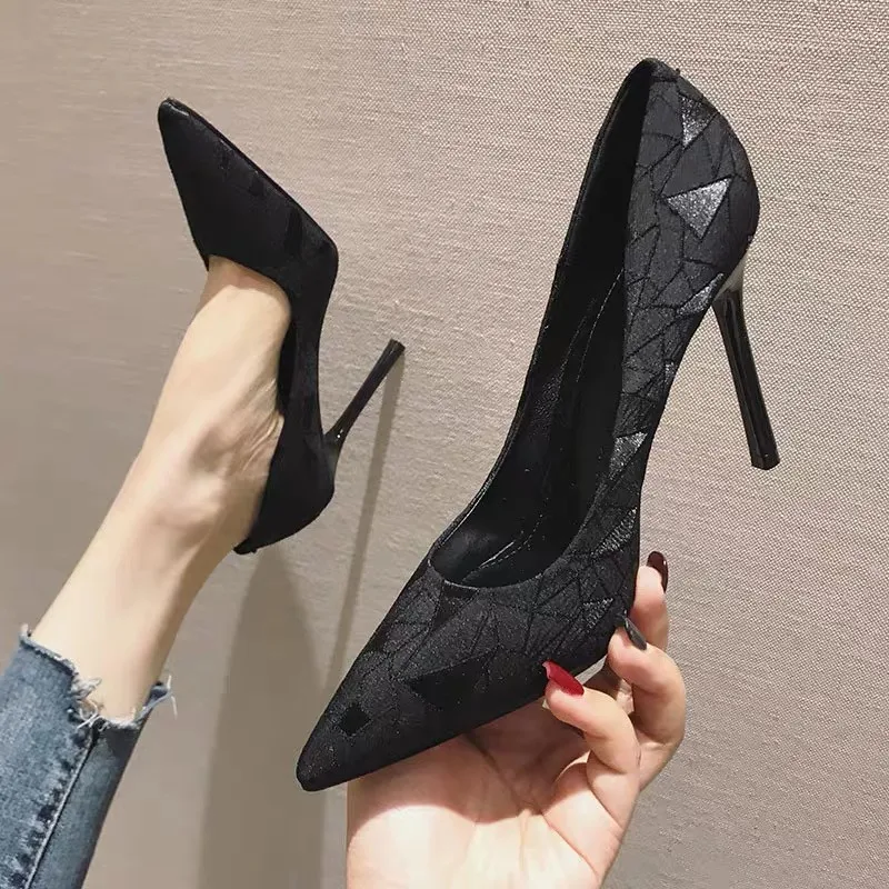 

Timalina Women Pumps Fashion Shallow Pointed Toe Thin High Heel Pumps Sexy Party Wedding Dress Women Shoes