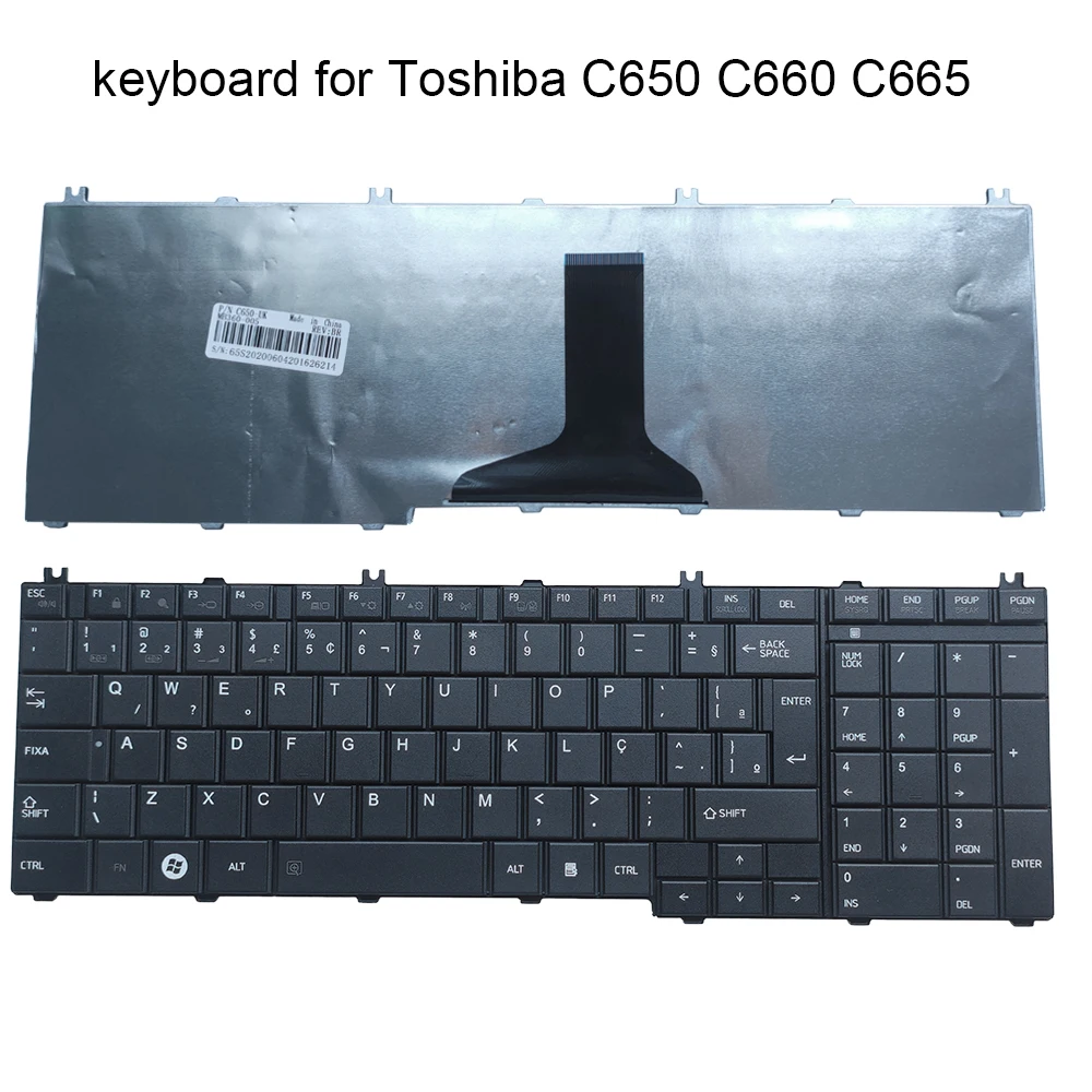 Бразильская клавиатура BR/Бразилия для ноутбука, ПК для Toshiba Satellite Pro C650 C660 C665 L750 L770 L670 L675 L775 L675D L670D C660D C650D