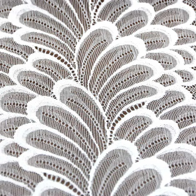 Lace Fabric Lace Garment Accessories Lace Sewing Supplies Lace Decoration Lace Accessories Lace Sewing Accessories Clothing Accessories Clothing Craft Accessories 3 meters/lot 220mm Leaves Elastic Stretch Lace Trims Clothing Accessories Dress Sewing Lace Fabrics Handwork DIY Decorate