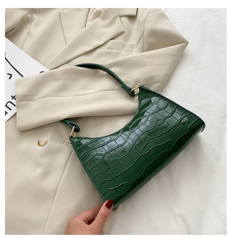 Casual Leather Women's Shoulder Bag Chain Leather Shoulder Bags Underarm  Handbags for Women Bags Sac A Main Femme Bolso Mujer shoulder bags for kid