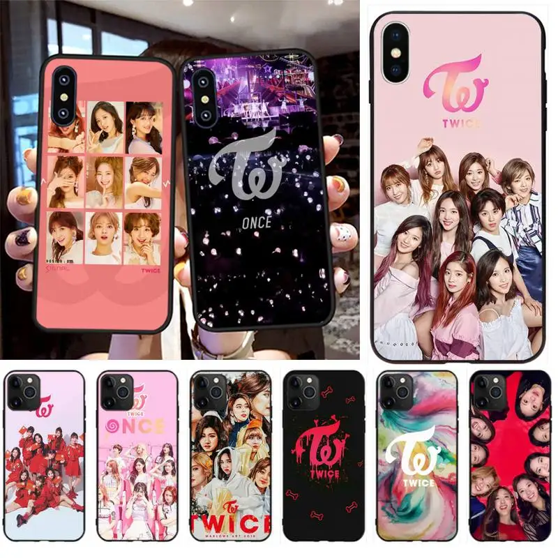 CUTEWANAN KPOP двойной черный мягкий чехол для телефона iPhone 11 pro XS MAX 8 7 6 6S Plus X 5S SE XR |