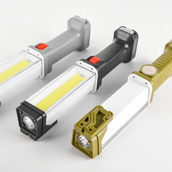 

Portable 72 LED Multi-functional Work Flashlight USB Rechargeable Hanging Hook Handheld Magnetic Car Inspection Lamp