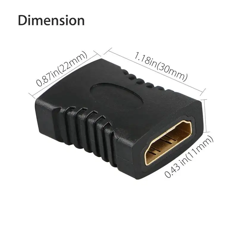 10 шт. Hdmi Женский к гнезду муфта удлинитель адаптер разъем F для Hdtv Hdcp