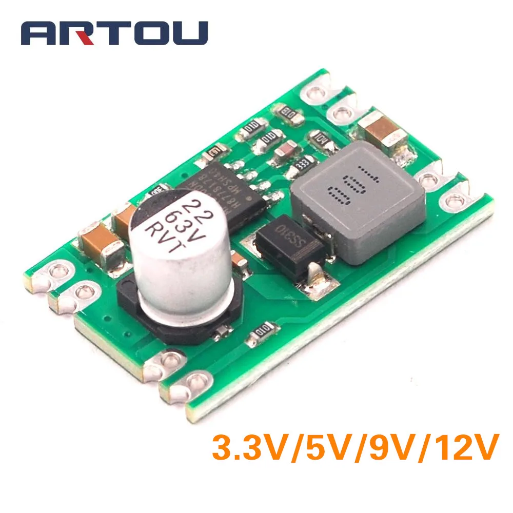 Модуль понижающего блока питания регулируемая плата 2 А вход 8 55 в выход 3 В 5 9 12
