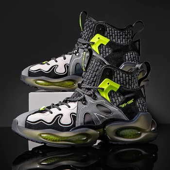 

Winter Warm 2020 Fashion Men’s Ankle Boots Height Increasing Hard-wearing Adult Male Casual Shoes Sneakers