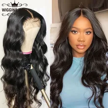 6x6 парики из натуральных волос на кружеве, волнистые парики для женщин, предварительно выщипанные с детскими волосами, бразильские волосы 5x5, парик на кружеве 8-26 дюймов