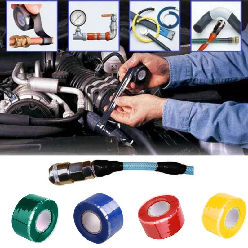 

3M Super Strong Silicone Waterproof Repair Tape Bonding Tape Self-adhesive Rescue Self Fusing Wire Hose Duct Tape 6 Colors