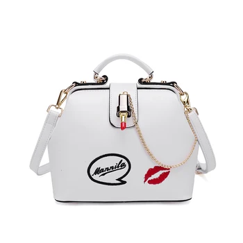 

2019 Luxury Women's Bag Handbag Casual fashion Women Shoulder Messenger Bag Chain Lock Design With High Quality Handbag