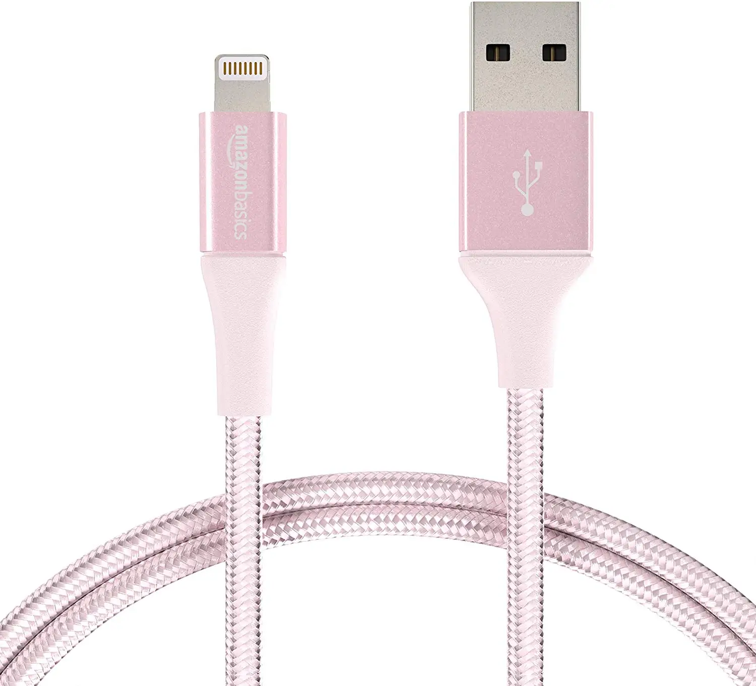 AmazonBasics двойной плетеный нейлоновый USB-кабель улучшенная коллекция
