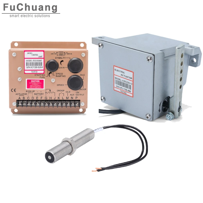 MSP675 Magnetic Speed Sensor ESD5500E Speed Controller ADC225-12/24V Actuator MSP675 Magnetic Speed Sensor ESD5500E Speed Controller ADC225-12/24V Actuator