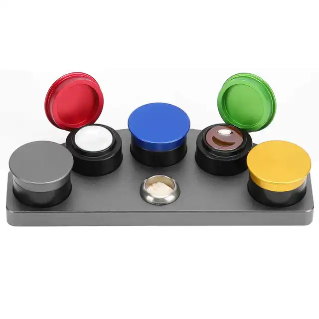 5 Piatti Portaolio Per Orologiai - Acciaio Inox Con Coperchio, Per Lubrificanti Orologi - Foto 10