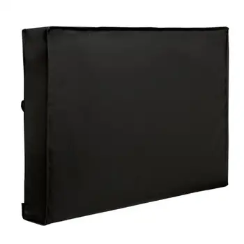 

Outdoor TV Cover For 55-58Inches With Bottom Cover Weatherproof And Dust-Proof Material With Free Microfiber Cloth (Black)