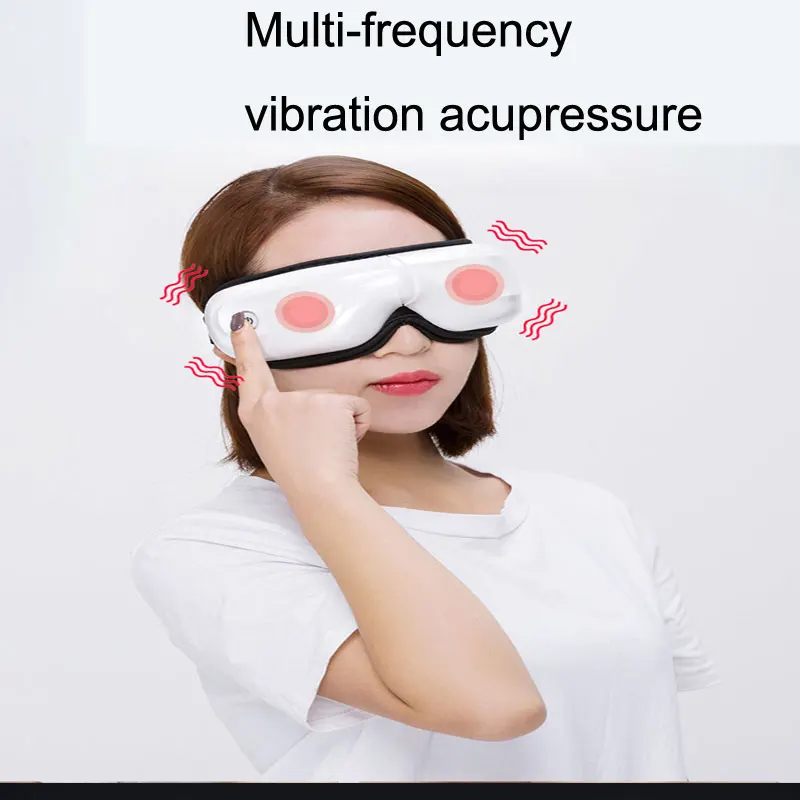 Беспроводная Bluetooth горячая маска для глаз зарядка умный массажер для глаз Электрический массажер для глаз защита для глаз 1200 мАч