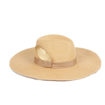 

Straw hat ladies big brim hat summer sun hat fashion tide beach shade sunscreen fisherman hat
