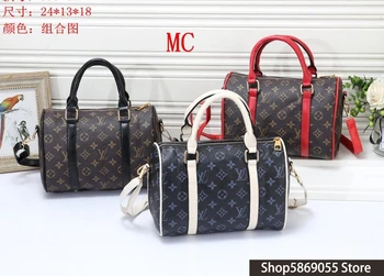 

Luxury Louis Vuitton LV- Leather Handbags Women Bags Designer Brand Women's Shoulder Bags Large Capacity Ladies Hand Bags L70