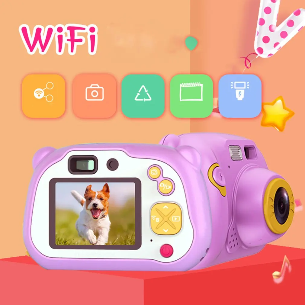 

Children's Camera 12 Million High-Definition Pixel Wifi Digital Mini Camera Long Standby Children's Gift