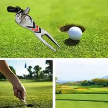 

Golf Repair Tool Golf Pitchfork Pitch Groove Cleaner Tool Aids Repair Outdoor Accessories Golf Training Fitness Golf Y0r0