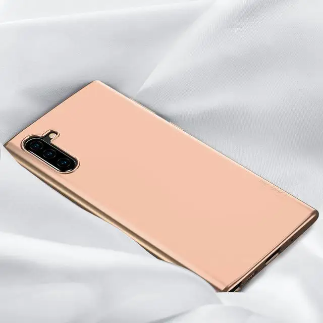 X-level чехол для samsung Galaxy Note 10 Plus Мягкий матовый ТПУ сенсорный задняя крышка телефона для samsung Galaxy Note 10 чехол Note10 - Цвет: Золотой