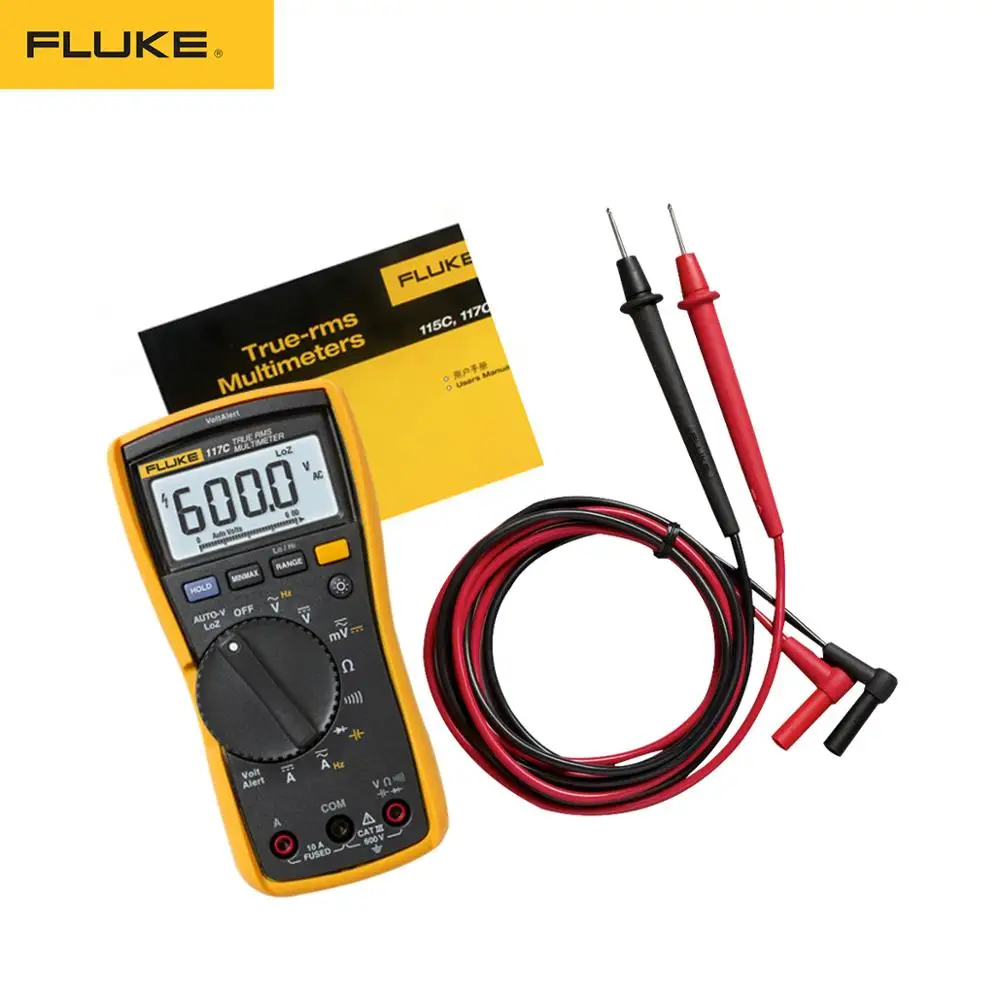 US $190.00 Fluke 117c Havc Voltalert Backlight Digital Multimeter 117 True Rms
